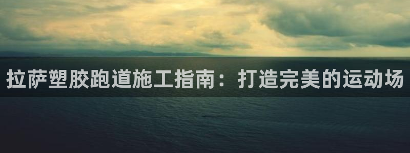 尊龙用现金一下可靠送38元：拉萨塑胶跑道施工指南：打造完美的运动场